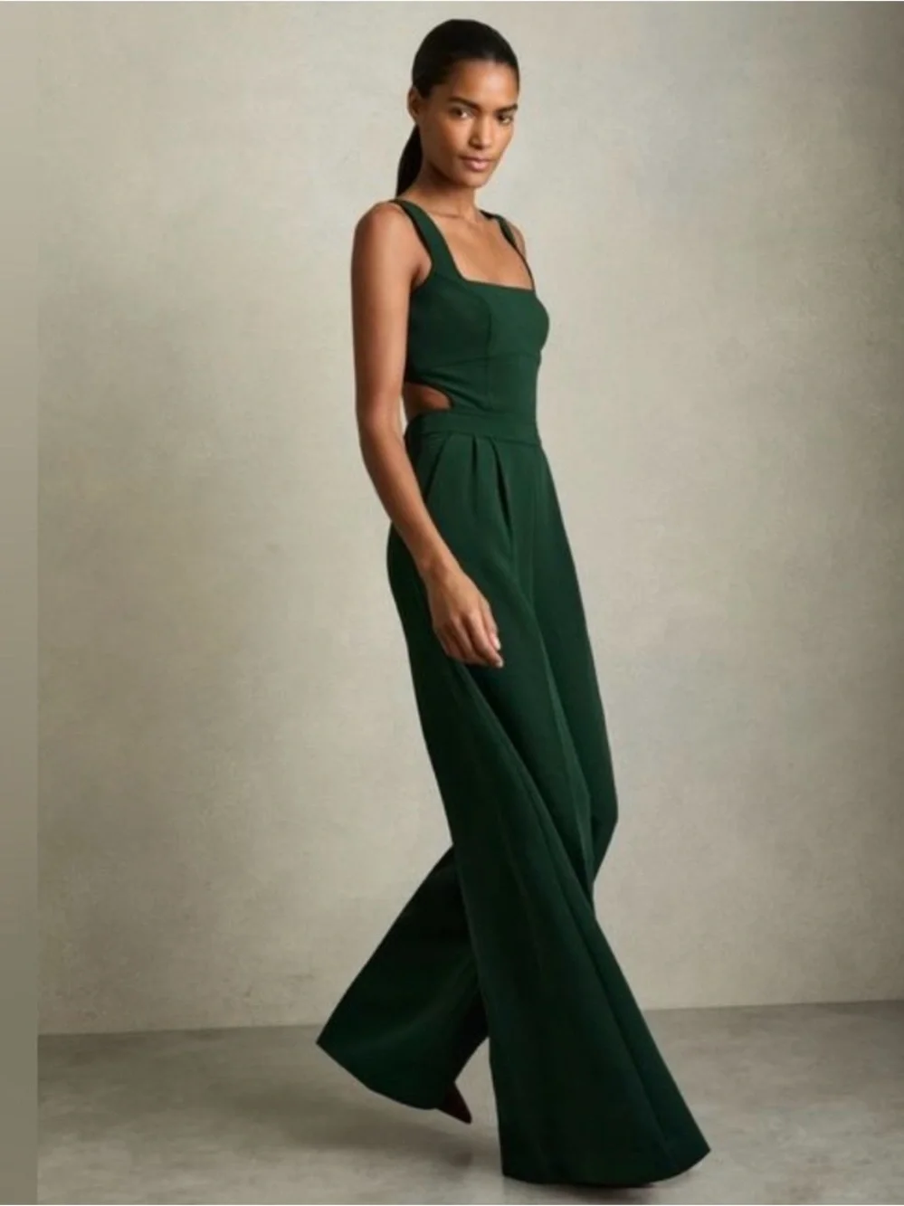 Reiss Dion Wide-Leg Cut-Out Jumpsuit - Picture 7 of 8